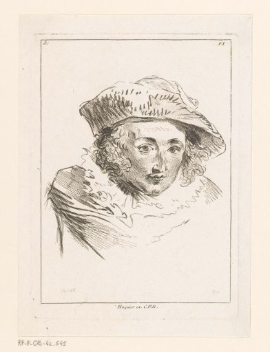 Head of Harlequin, frontal