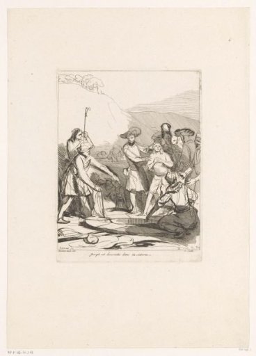 Joseph is thrown into the pit by his brothers