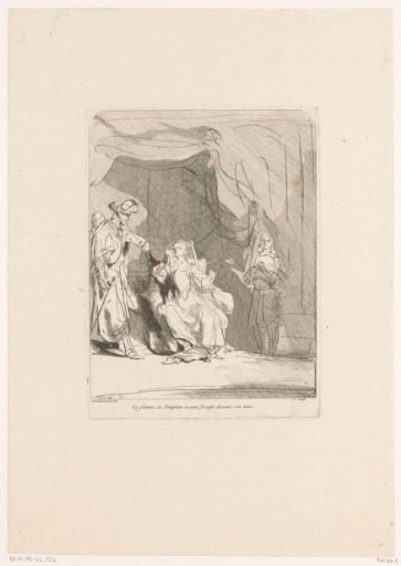 The wife of Potiphar accuses Joseph