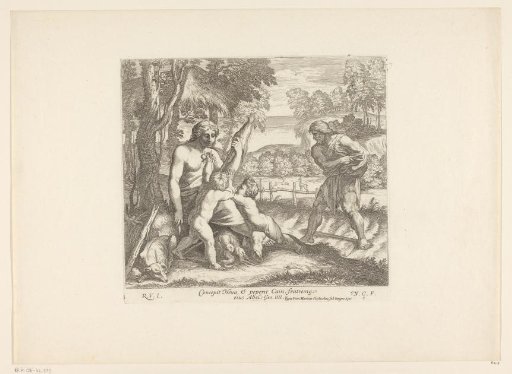 Adam and Eve at Work Outside Paradise