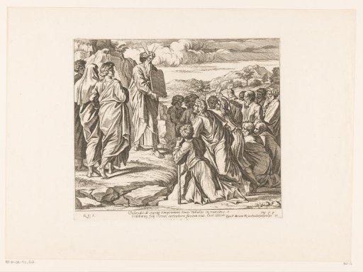 Moses Shows the Tables of the Law to the People
