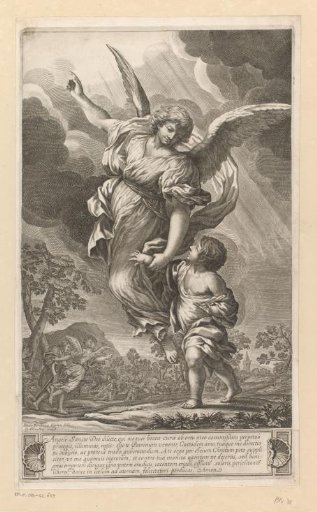 Guardian Angel Takes a Child by the Hand