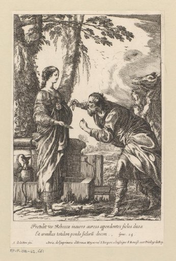 Rebekah and Eliezer at the Well
