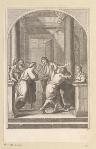 Saint Bruno and Some of His Disciples Renouncing the World