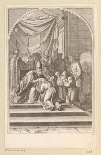 Saint Bruno Taking the Monastic Habit of the Carthusians