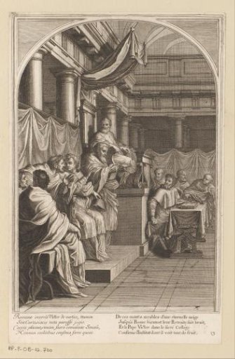 Pope Victor III Confirming the Order of the Carthusians