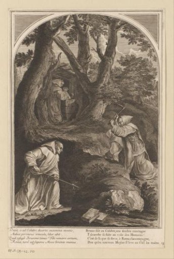 Saint Bruno in Prayer in Calabria