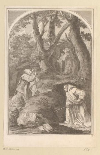 Saint Bruno in Prayer in Calabria