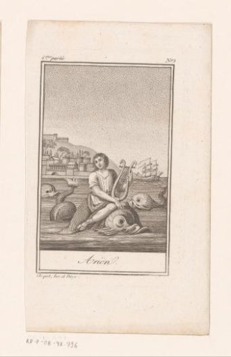 Arion with his Lyre on a Dolphin