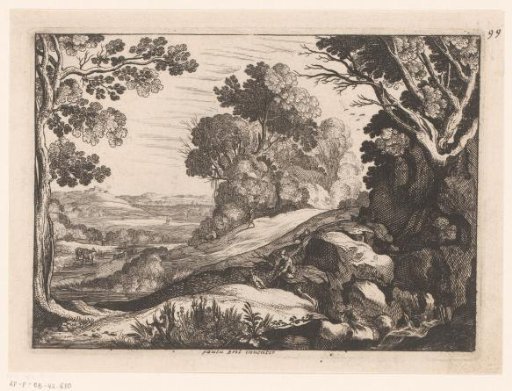 Hilly Landscape with Two Goatherds