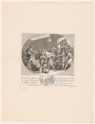 Order for the beheading of Clodius Albinus by Septimus Severus