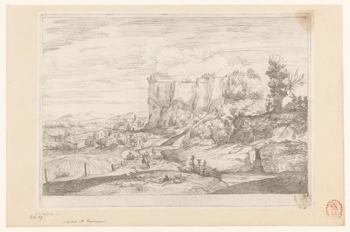 Landscape with Steep Hill