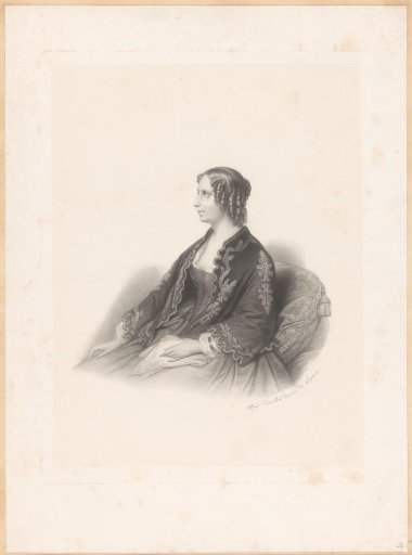 Portrait of Sophia Frederika Mathilda of Württemberg of the Netherlands