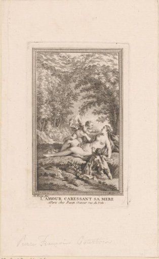 Landscape with a reclining Venus and two putti
