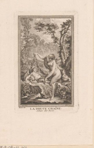Venus with a sleeping Cupid