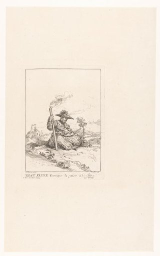 Landscape with seated eunuch from the Chinese palace