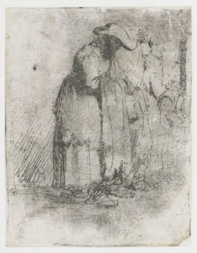 Beggar and beggar woman