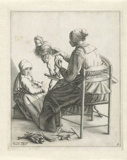 Woman spinning