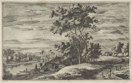 River view on the IJssel at Kampen