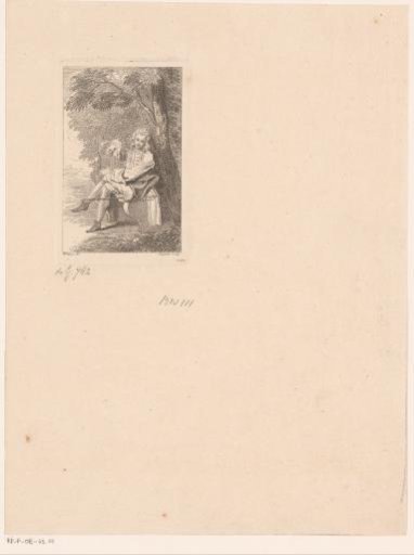 Man seated on a stone bench