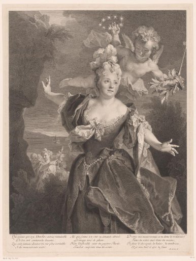 Portrait of Mademoiselle Duclos in the role of Ariane