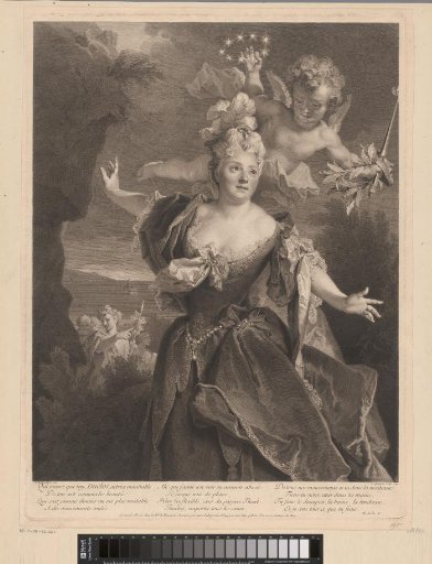 Portrait of Mademoiselle Duclos in the role of Ariane