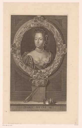Portrait of Queen Mary II Stuart