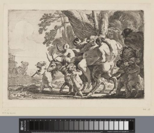 Drunken Silenus on a goat