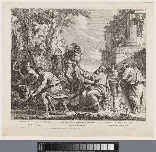 John the Evangelist with his followers