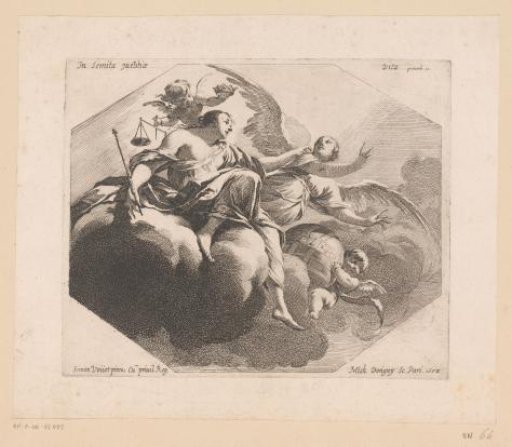 Justice with an Angel on a Cloud
