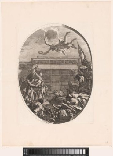 Figures in Adoration before Justice
