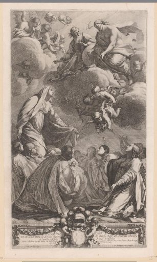 Mary taking the Jesuits under her protection