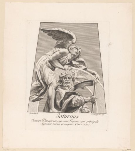 Saturn with angel