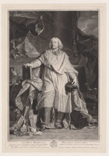 Portrait of Jacques-Bénigne Bossuet in his study