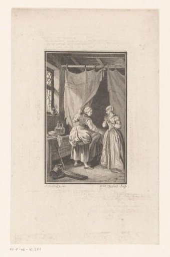 Two women in a bedroom