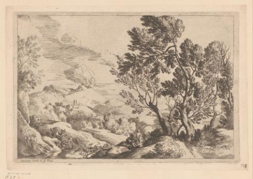 Landscape with two figures