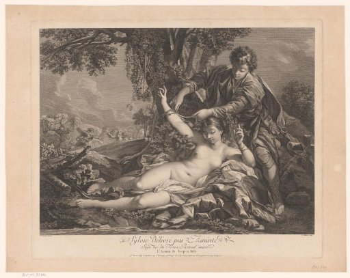 Sylvia freed by Aminta