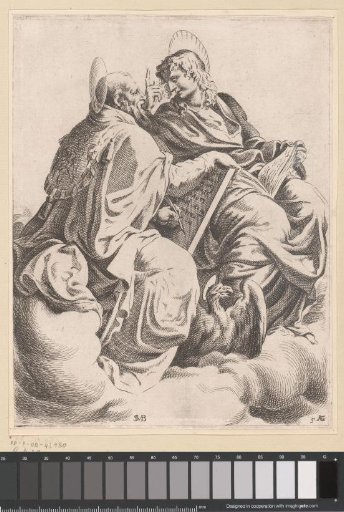 St. John and a Church Father