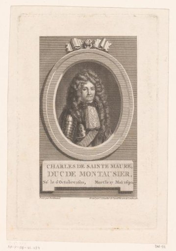 Portrait of Charles de Sainte-Maure