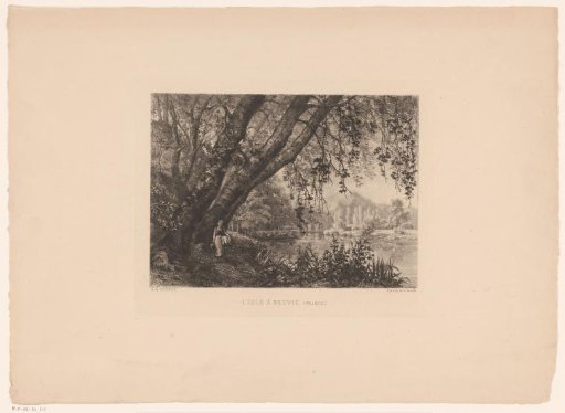 View of an Island at Neuvic