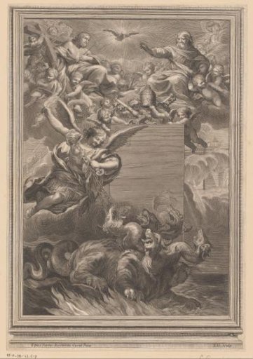 Archangel Michael with a Six-Headed Dragon and the Holy Trinity