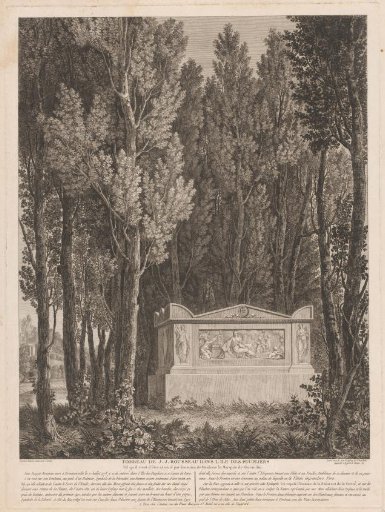 Tomb of Jean-Jacques Rousseau on the Ile des Peupliers at Ermenonville