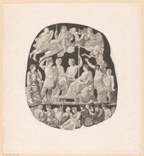 Cameo with the Apotheosis of Emperor Augustus (Gemma Augustea)