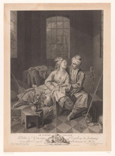 Two Lovers in an Interior