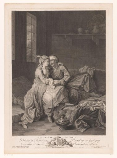 Two Lovers in an Interior