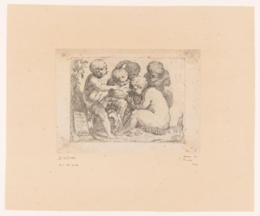 Bacchanal with five children