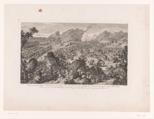 Battle of Arcul in the mountains of Pulok-koi
