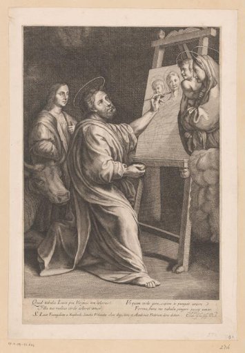 Saint Luke Painting Mary with Child