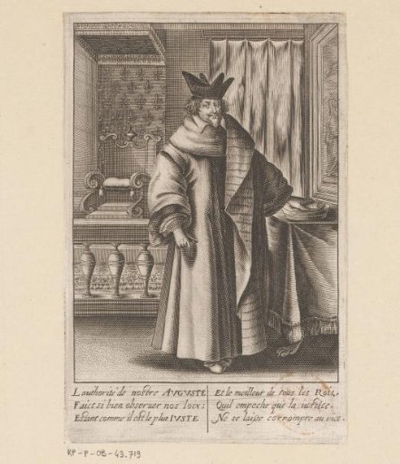 Interior with a Standing Man before a Balustrade
