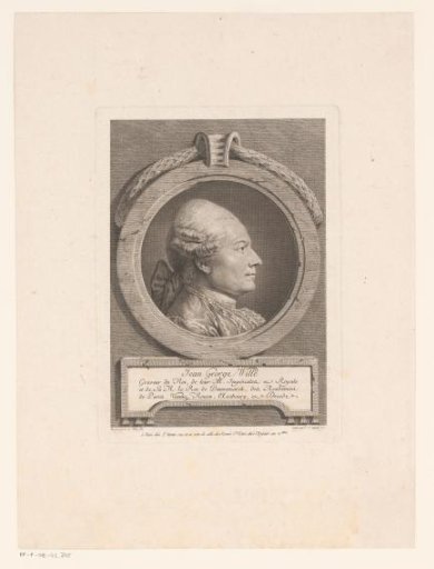 Portrait of Johann Georg Wille